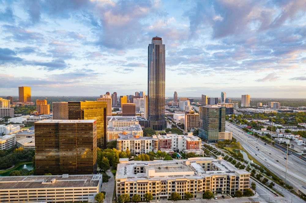 Houston,,Texas,,Usa,September,9th,,2022.,Aerial,Shot,Of,The Houston,,Texas,,Usa,September,9th,,2022.,Aerial,Shot,Of,The